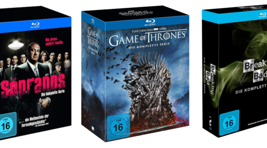 Blu-ray-Boxsets der Serien Sopranos, Game of Thrones und Breaking Bad